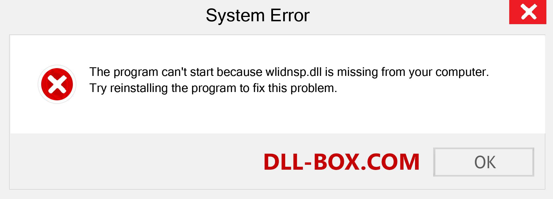  wlidnsp.dll file is missing?. Download for Windows 7, 8, 10 - Fix  wlidnsp dll Missing Error on Windows, photos, images